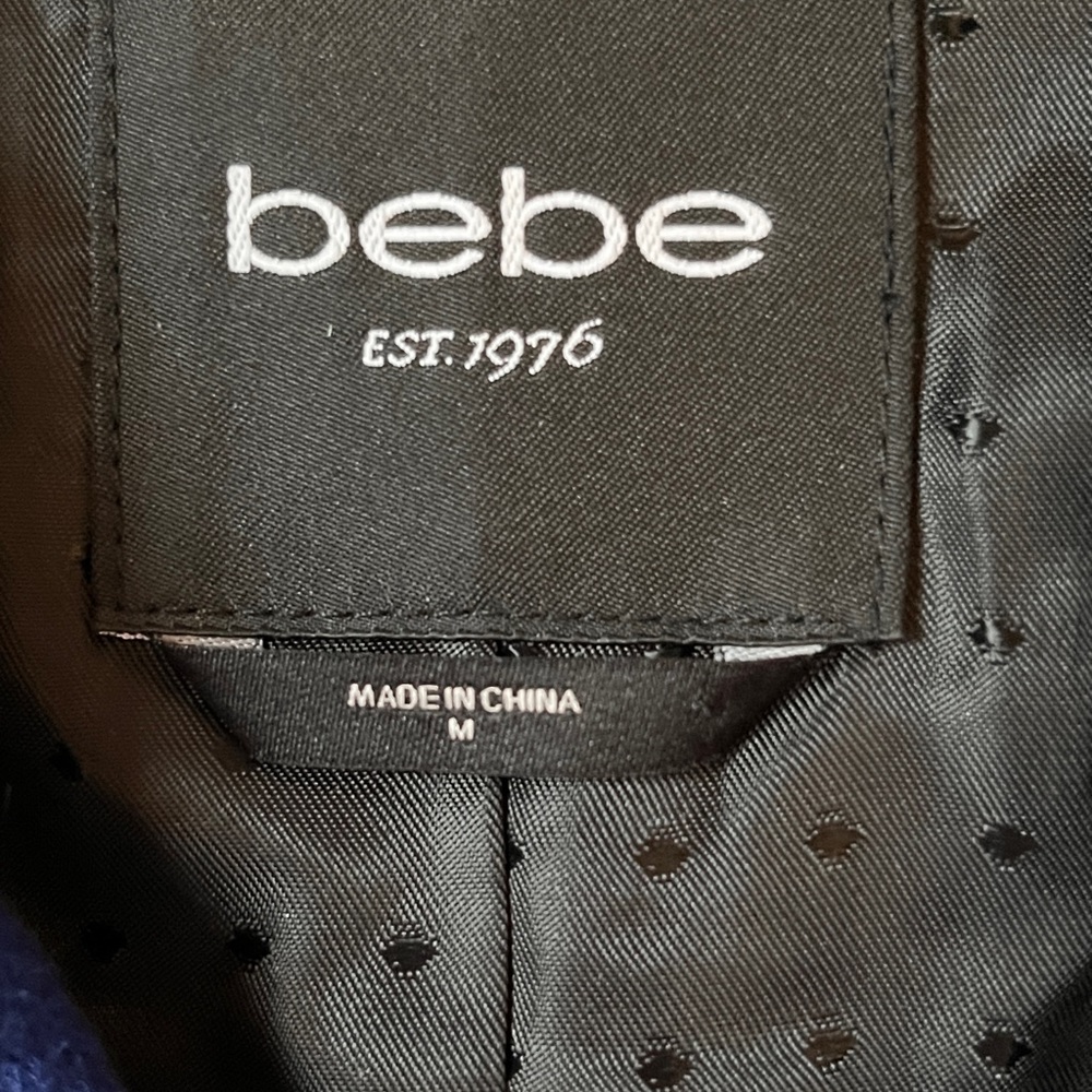 💀💀BEBE short peacoat - Picture 2 of 10